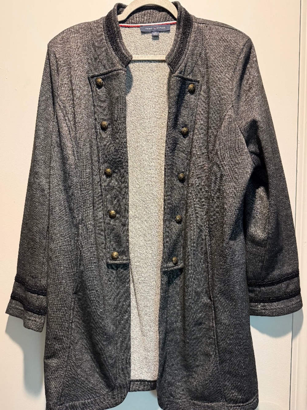 Tommy Hilfiger Women’s Marled Military Band Jacket